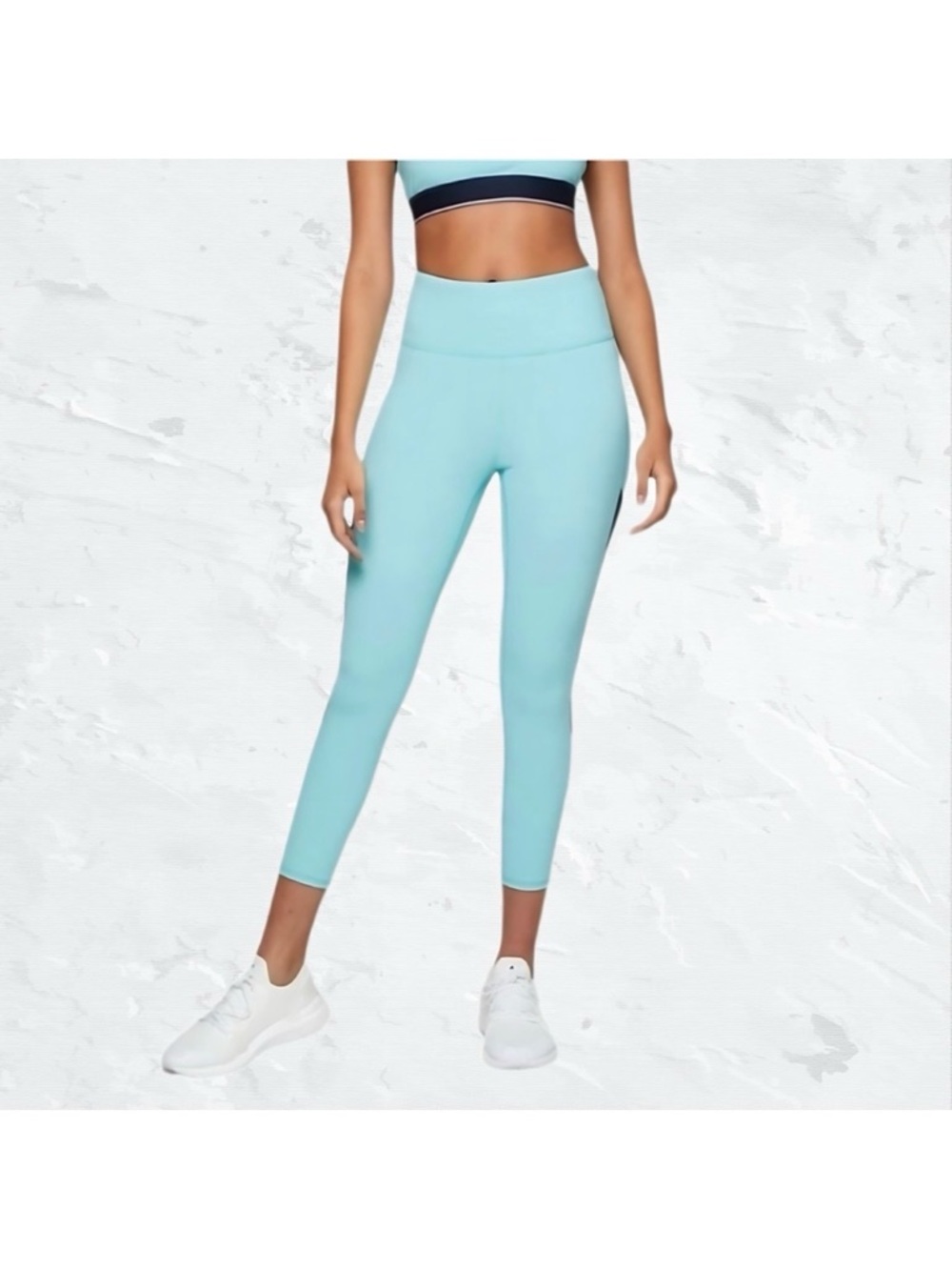 Four Laps Precision Compression Leggings With Mesh Side Panels Size Large NWT